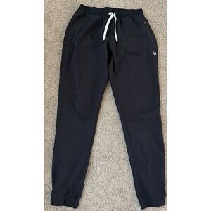 Vuori Jogger Pants Mens Size Medium Performance Stretch Elastic Waist Black